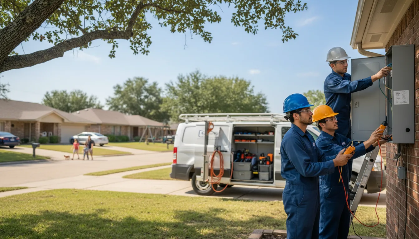 Certified electrician providing emergency electrical services in Whitney, PA